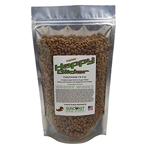 2. Happy Glider Fruity Flavor Sugar Glider Food