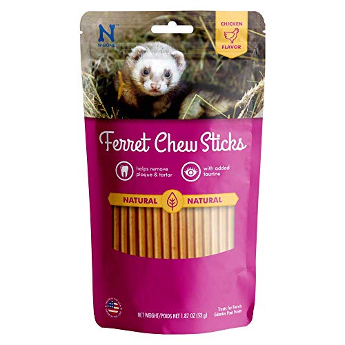 2. NBone Ferret Chew Treats Bacon Flavor