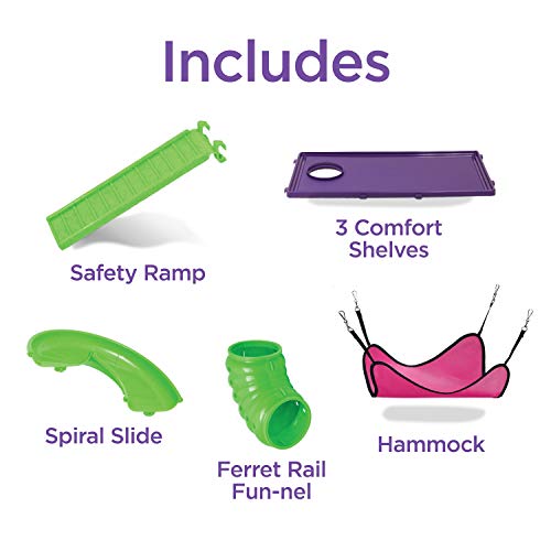 10. Kaytee My First Home Deluxe 2X2 Multi-Level With Casters