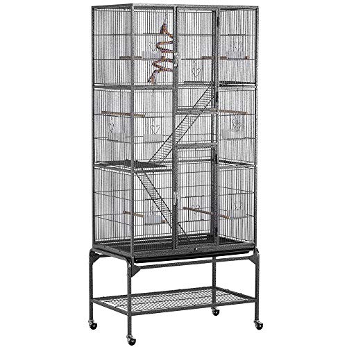 YAHEETECH 69-Inch Extra Large Wrought Iron Cage