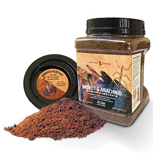 7. Critters Comfort Insect & Arachnid Habitat Substrate Natural Coconut Fiber