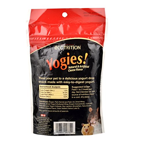7. Ecotrition Yogies Hamster Treats, Cheese Flavor