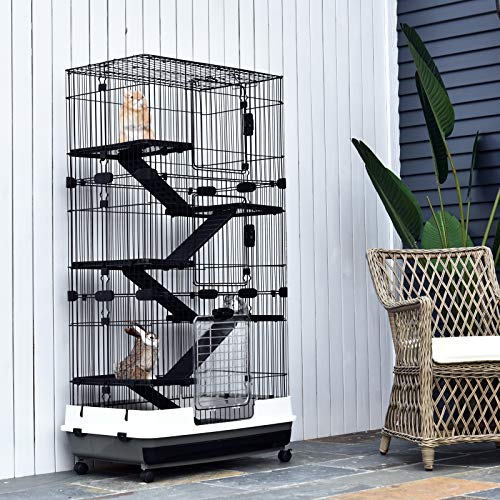 8. PawHut 6-Level Indoor Small Animal Cage