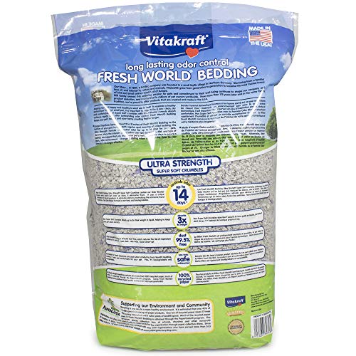7. Vitakraft Fresh World Ultra Strength Paper Bedding & Litter for Small Animals