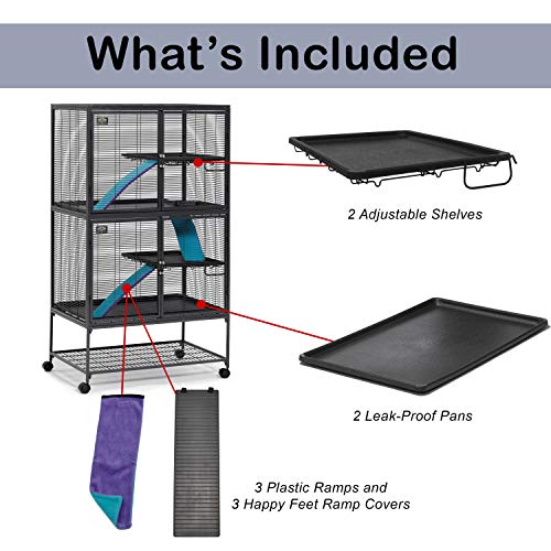 1. MidWest Deluxe Critter Nation Double Unit Small Animal Cage