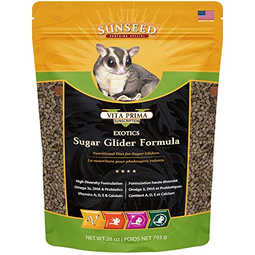 4. Sunseed 20060 Vita Prima Sunscription Exotics Sugar Glider Food