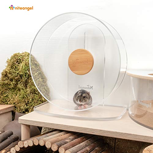 4. Niteangel Silent Hamster Exercise Wheel