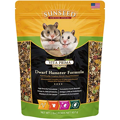 6. Sunseed 36070 Vita Prima Sunscription Dwarf Hamster Food