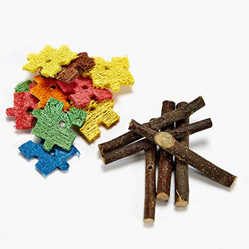 Best Hamster Chew Toys: Kaytee Combo Chews: Apple Wood and Crispy Puzzle