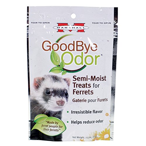 5. Marshall Goodbye Odor Semi-Moist Treats for Ferrets