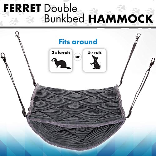 7. Two Brothers Ferret Double Bunkbed Hammock