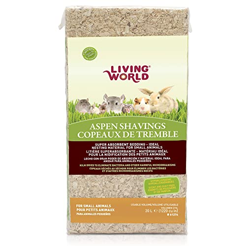 5. Living World Aspen Wood Shavings for Small Animals