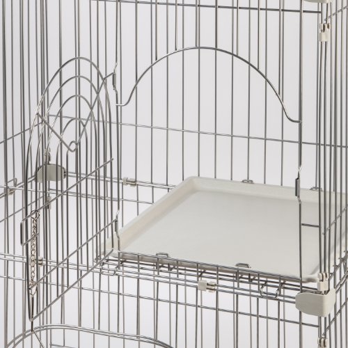 12. IRIS 3-Tier Wire Cat Cage