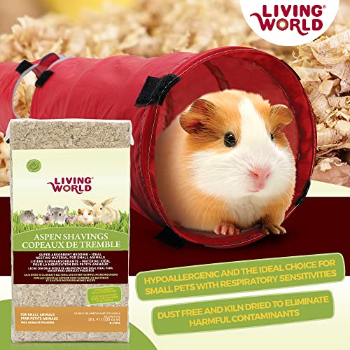 5. Living World Aspen Wood Shavings for Small Animals