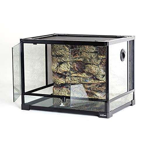4. REPTI ZOO 34 Gallon Large Reptile Glass Terrarium