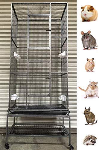 5. Mcage New Extra Large Wrought Iron 3-Level Ferrets Cage