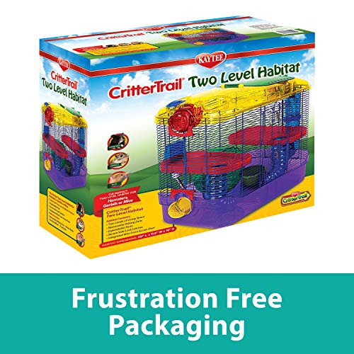 3. Kaytee CritterTrail 2-Level Habitat