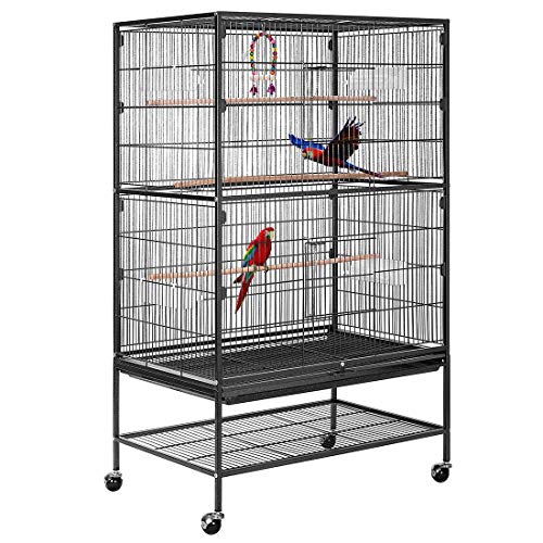 VIVOHOME 53 Inch Wrought Iron Large Cage