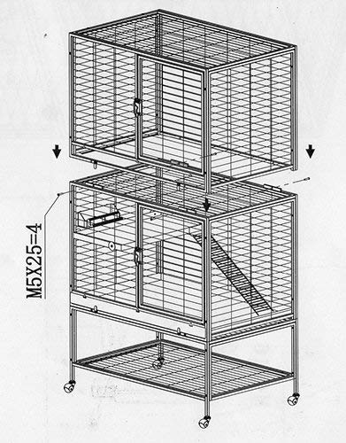 5. Durable All-Metal MANSION Cage