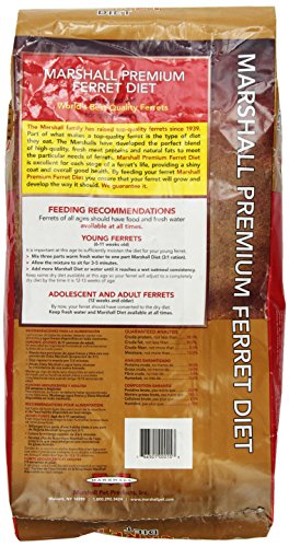 1. Marshall Premium Ferret Diet