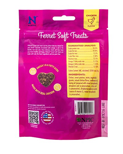 4. N-Bone 1 Pouch Ferret Soft Treats Chicken Flavor