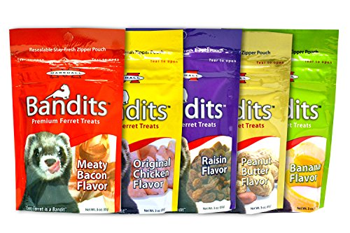1. Marshal Bandits Premium Ferret Treats Variety Pack
