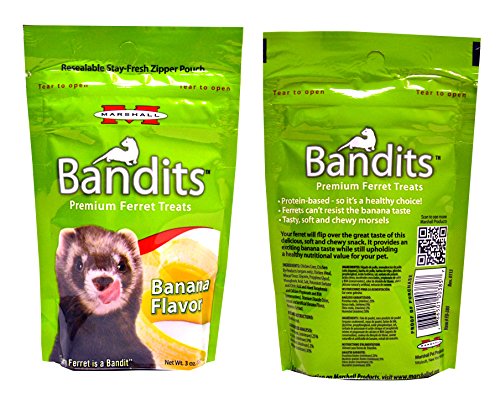1. Marshal Bandits Premium Ferret Treats Variety Pack