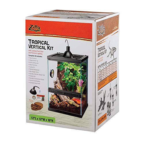 6. Zilla Tropical Reptile Vertical Starter Kit