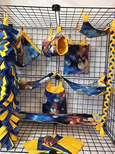 12. Solar System Sugar Glider Cage Set (15 piece)