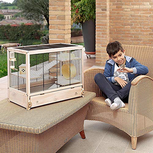 5. Ferplast Hamsterville Wooden Cage