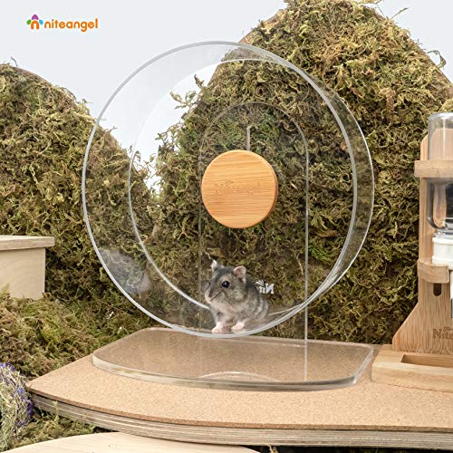 4. Niteangel Silent Hamster Exercise Wheel